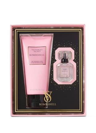 Подарунковий набір вікторія сікрет victoria's secret bombshell mini fragrance duo