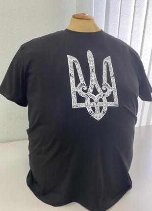 Мужская футболка большого размера с гербом