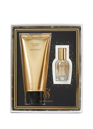 Подарунковий набір вікторія сікрет victoria's secret heavenly mini fragrance duo