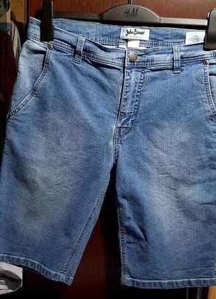 Классические джинсовые, стрейчевые шорты