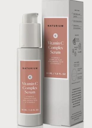 Сировотка для вирівнювання тону  шкіри naturium  vitamin c complex serum