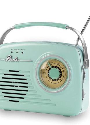 Кухонное радио easymaxx стиле ретро 50-х bluetooth sd-карт usb и aux, а также выходом для наушников