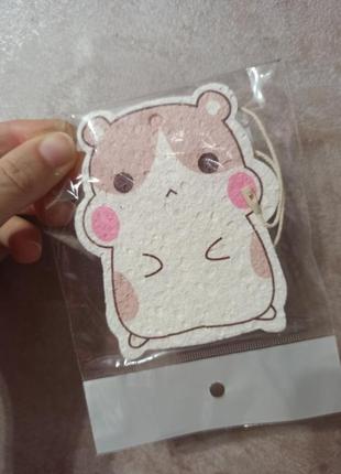 Пресована губка для посуду хомяк