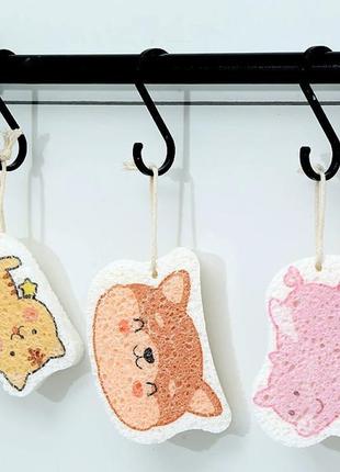 Пресована губка для посуду хомяк