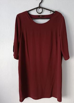 Розпродаж ❗плаття сукня базова бордова класична офісний стиль повсякденна