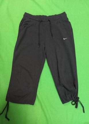 Нові котонові довгі шорти бриджі nike dri-fit