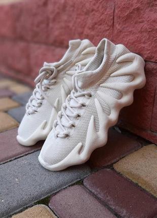 Кросівки жіночі ad1das yeezy 450 бежеві