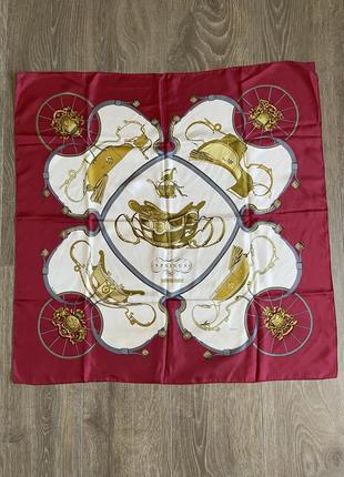 Хустка шарф hermes "springs" by philippe ledoux  silk scarf
