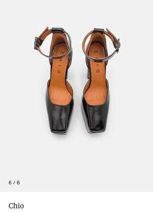 Туфли лакированные на платформе chio platform heels2 фото