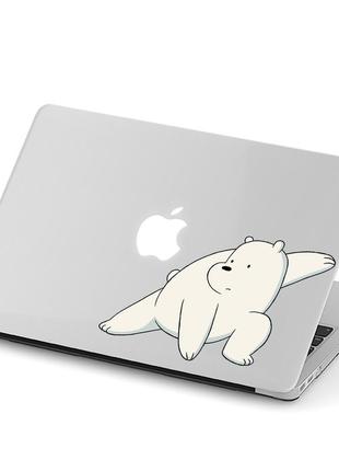 Чехол пластиковый для apple macbook pro / air три медведя (the bare bears) макбук про case hard cover