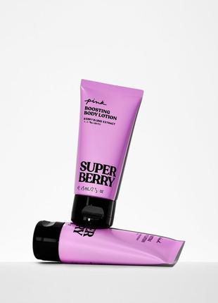 Лосьон для тела виктория сикрет victoria’s secret pink super berry mini body lotion
