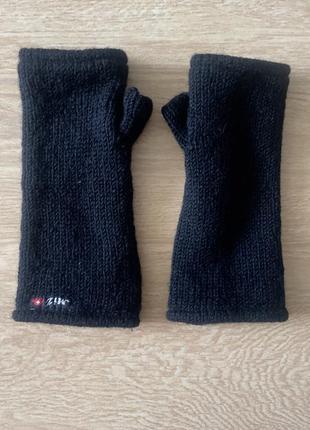 Мітенки рукавиці без пальців з вовни та флісу miz швейцарія