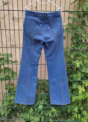 Женские редкие винтажные джинсы клешь 1970х годов от levis