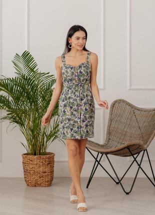 Льняний сарафан