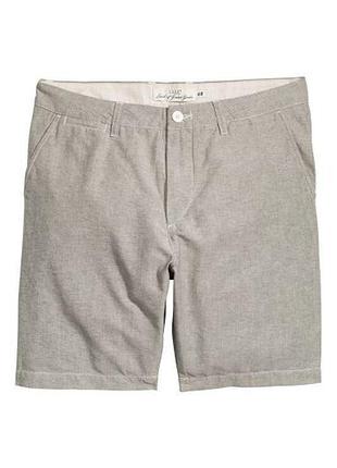 Чоловічі шорти чиноси бермуди з бавовни від h&m