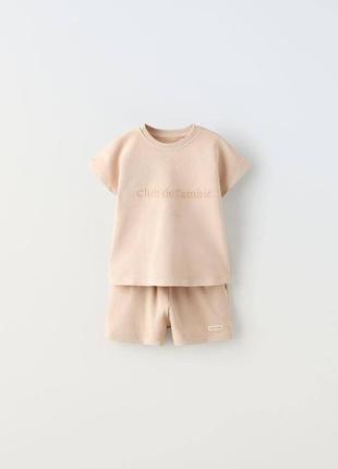 Новый костюм для девочки zara / летний костюм zar
