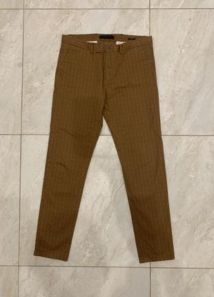 Брюки брюки scotch&soda коричневые мужские