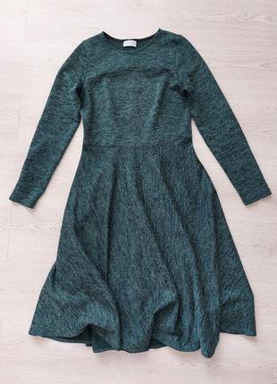 Сукня міді зелена з віскози vovk, розмір m