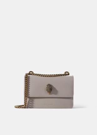 Шкіряна сумка kurt geiger mini shoreditch cross body