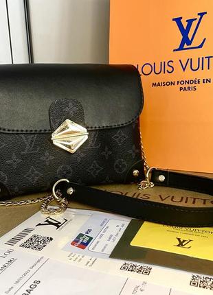 Жіноча сумка клатч крос боді в стилі louis vuitton лв