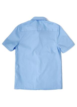 Школьная рубашка m&s для мальчика 7-8 лет, 128 см