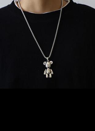 Кулон подвеска мишка bearbrick 6