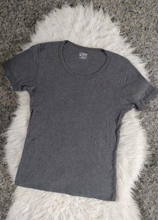 Женская футболка livergy цвет серый графит, размер м, подойдет и l