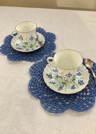 Салфетки handmade вязаные 2 шт ручная работа