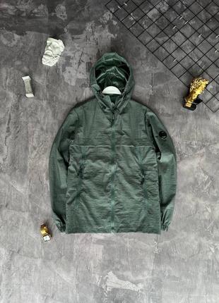 Вітровка чоловіча сі пі компані зелена | брендові куртки від cp company