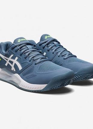 Мужские кроссовки asics gel-challenger 13 clay серый/белый (42) 8.5 1041a221-400 42