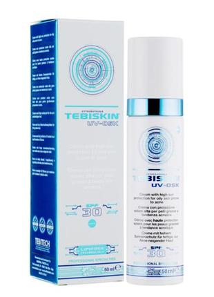 Солнцезащитный крем для жирной и проблемной кожи tebiskin uv-osk cream spf 30+