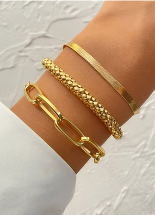 Ifmia винтажные золотые браслеты на руку