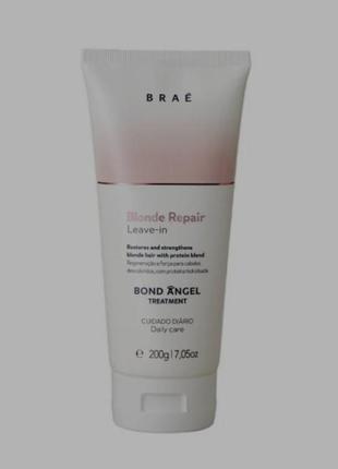 Brae blond repair leave-in conditioner – несмываемый кондиционер для восстановления и укрепления волос, 200 мл
