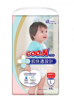 Трусики-підгузки goo.n plus для дітей (l, 9-14 кг, 44 шт)