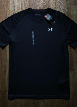 Нова чорна чоловіча спортивна футболка світшот худі under armour розмір xxl