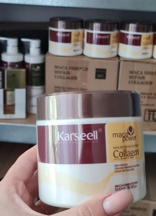 Кондиционирующая маска-эссенция для глубокого восстановления волос с аргановым маслом karseell original 500 мл