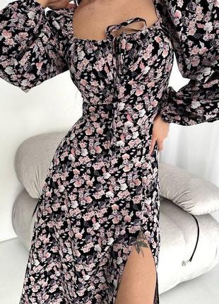 Сукня на затяжках , що підійде на будь яку фігуру, корсетна сукня міді💘4 фото