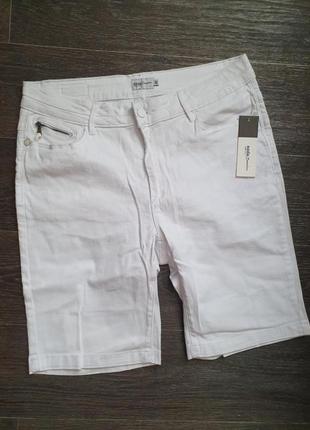 Белые мужские джинсовые шорты, новые размер с