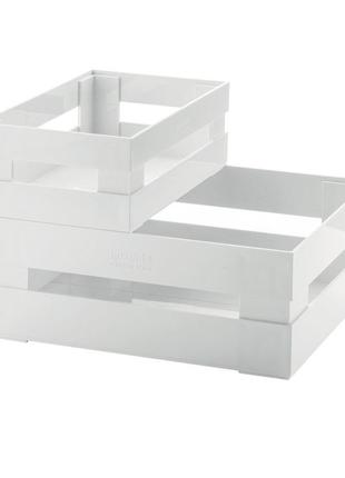 Набір скриньок для зберігання guzzini tidy & store 16950011 2 предмета білі