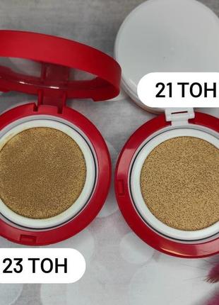 Тональний кушон missha з матовым фінішем velvet finish cushion spf50+/pa, №23