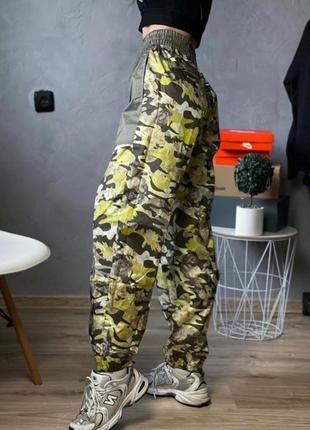 Штани спортивні nike штани мілітарі військові хакі жіночі штани плащові найк штани - парашути джоггери карго