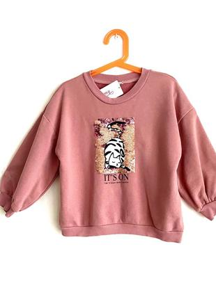 Нарядный свитер для девочки 6-7 лет/ рост 116-122