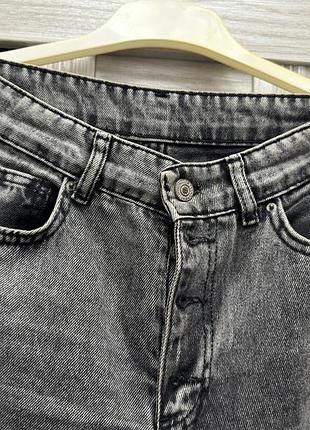 Джинсы палаццо серые