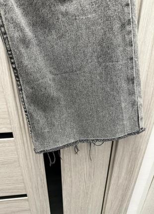 Джинсы палаццо серые