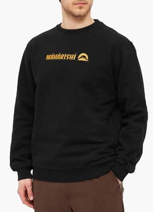 Свитшот maharishi gold tailor crew neck black