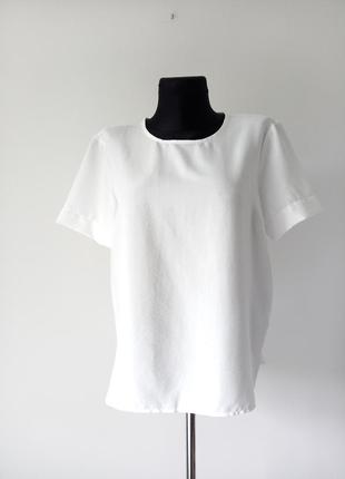 Блуза шикарна базова білого кольору.