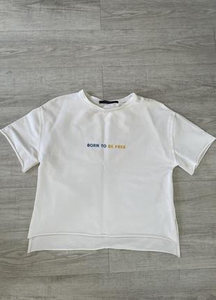 Белая футболка kotovich