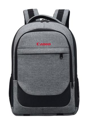 Рюкзак для фототехники canon универсальный водонепроницаемый серый ( код: ibf073s1 )