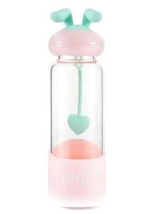 Пляшка для води gipfel paola gp-8323 350 мл рожева
