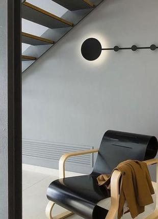 Бра led 26632 чорний 5х100х100 см.